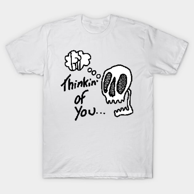 Skelly Butt T-Shirt by finnduffstuff